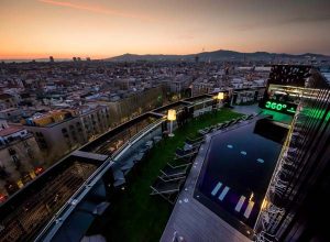 Hotel Barcelo rooftop