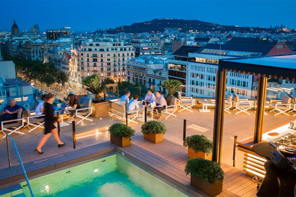 Le rooftop Bar Terrasse 'La Dolce Vitae'
