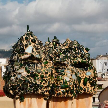 torres de ventilación la pedrera
