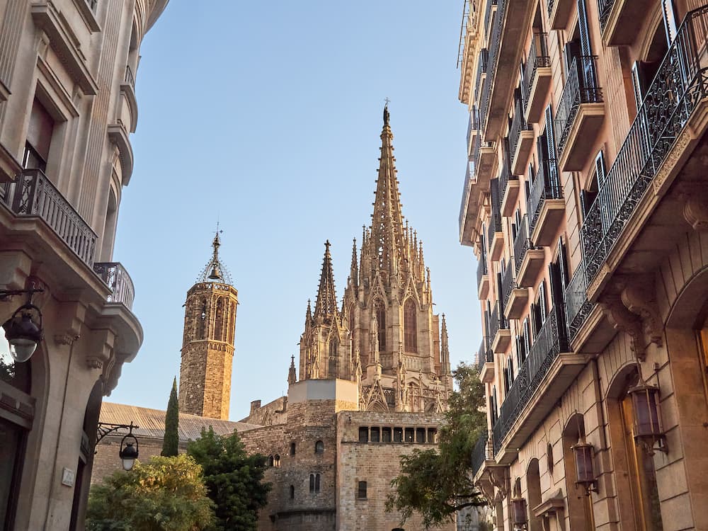 Calle Catedral de Barcelona