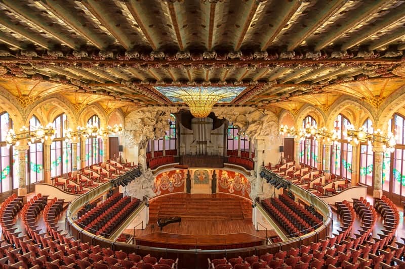 Interior Palau de la Música Barcelona